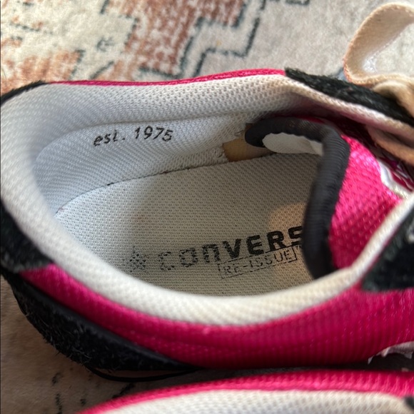 Converse Black and Pink Athletic Shoes - Picture 3 of 6